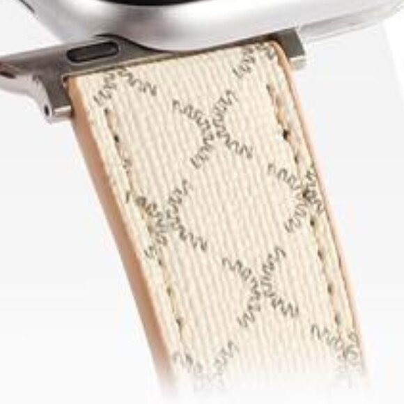 NEW Luxury Stylish Leather Apple Watch Band - Picture 3 of 5